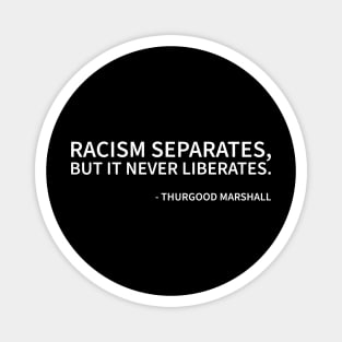 Racism Separates Magnet